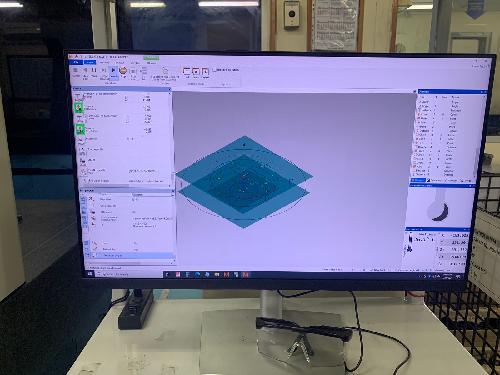Measurement Casting Material