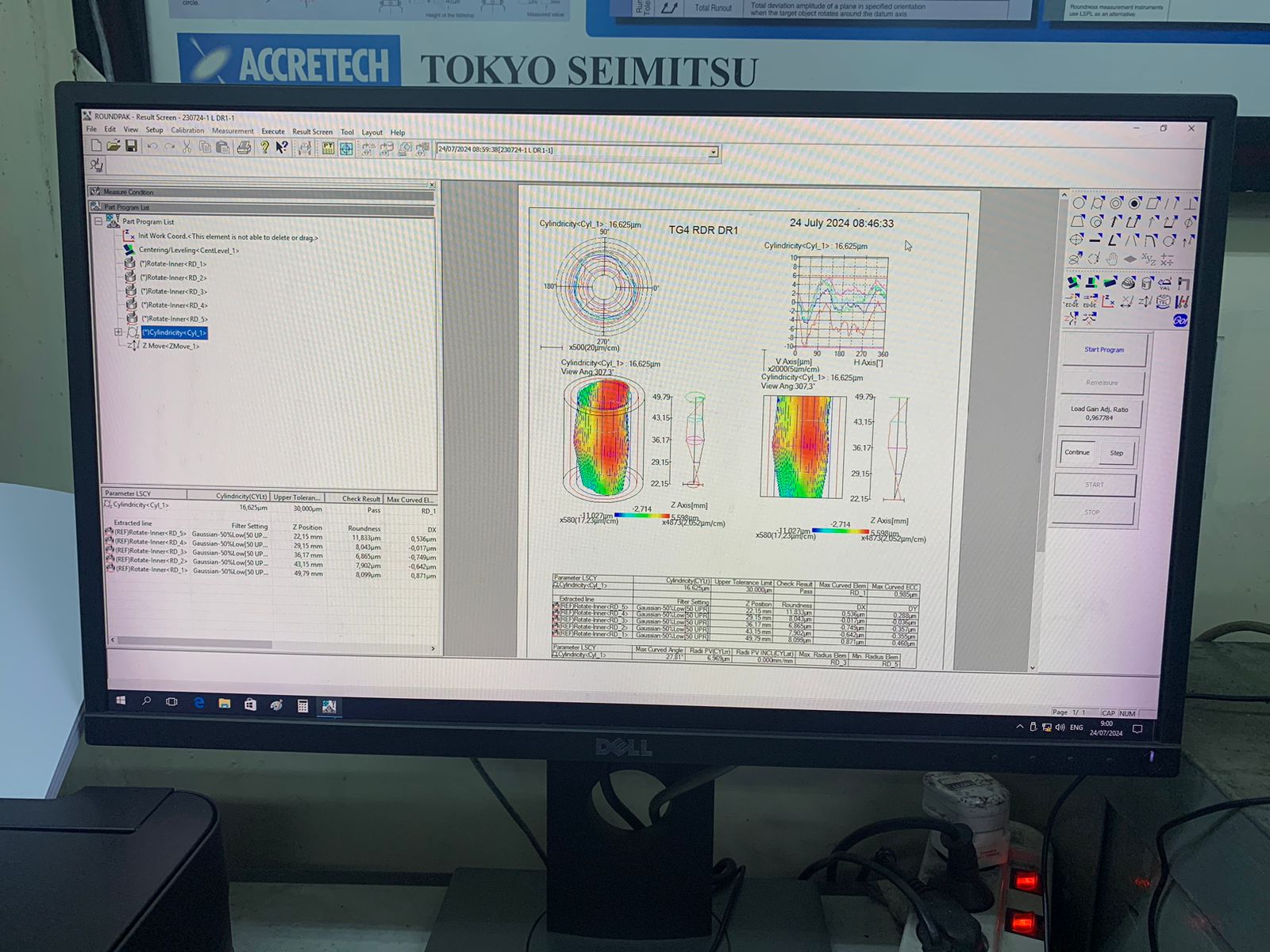 Contracer Measuring Machine